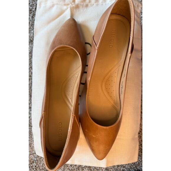 Nisolo Fiorela Go-To Mid Heel – Carmel | Women’s Size 10 | New | Imperfections - Picture 5 of 13